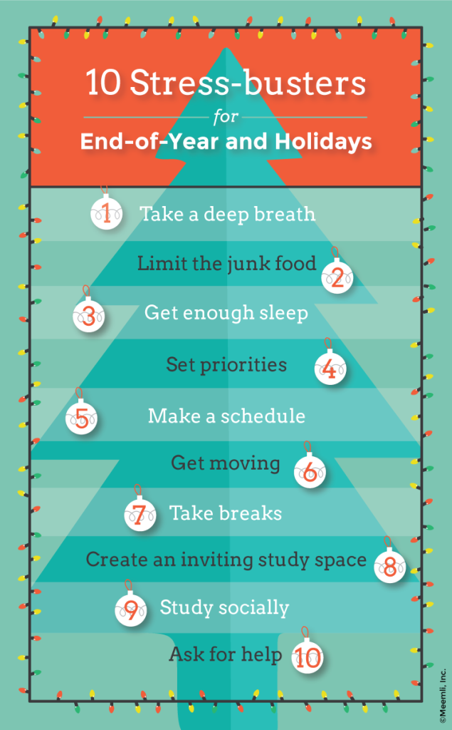 10 Stress Busters for End of Year and Holidays